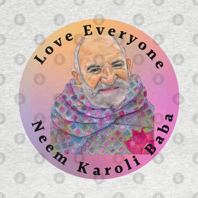 Baba Neem Karoli by karenpaytonart